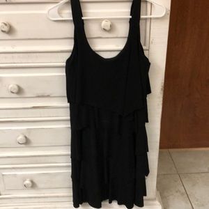 Tiered Little Black Dress